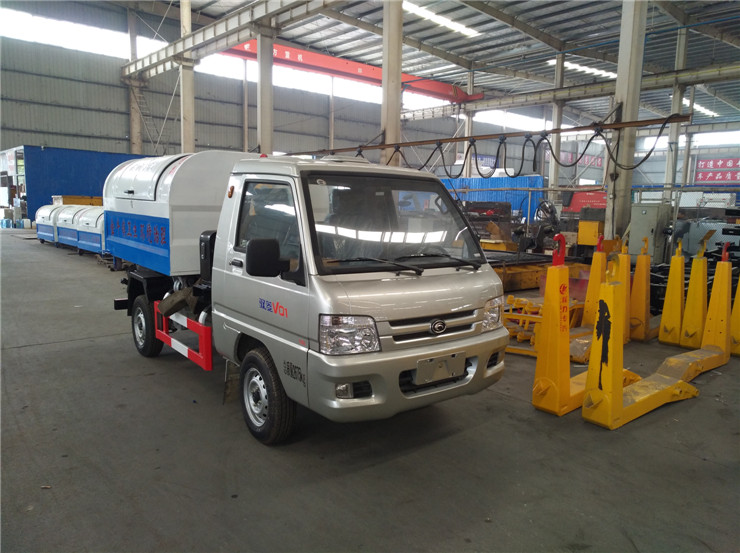 福田馭菱3立方車廂可卸式/拉臂/鉤臂式垃圾車